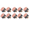 10PCS Screw-on Billiard Cue Tips Billiards Rod Stick Replacement Parts