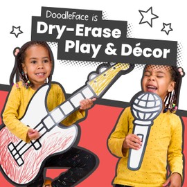 Barn and Tractor Farm Wall Décor – Color n' Erase Kids Wall Décor 3pc Set – Tractor, Hay Wagon, Barn – Pair with Farm Animals – Cute Interactive Art for Toddler, Nursery, Bedroom, Playroom, Daycare