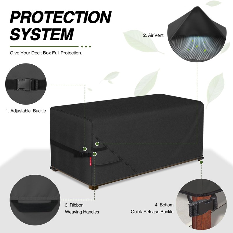 Porch Shield Patio Deck Box Storage Cover - 600D Outdoor