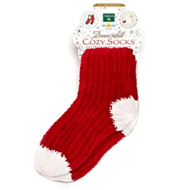 Earth Therapeutics Cozy Socks with Shea Butter - Santa
