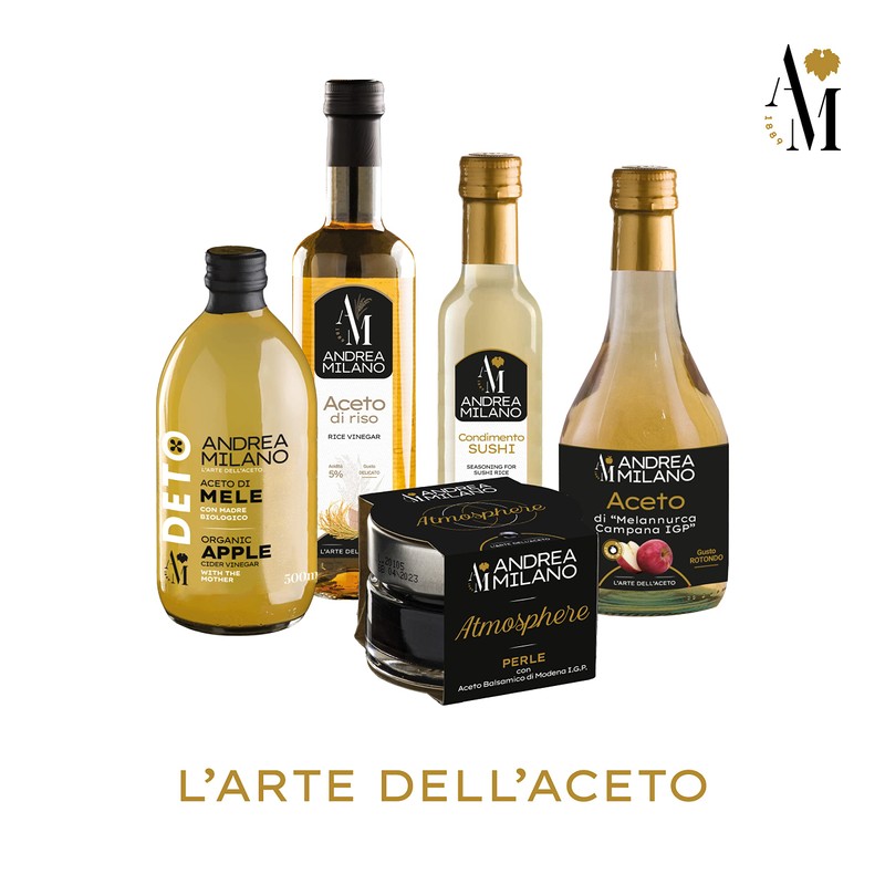 Deto Andrea Milano, Aceto di Mele Biologico, Ricco di Proteine,