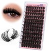 Focipeysa Fluffy Lash Clusters 100D Eyelash Clusters 10-18mm Fluffy Volume