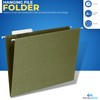 1InTheOffice Hanging File Folders Letter Size, File Cabinet Folders, Reinforced,
