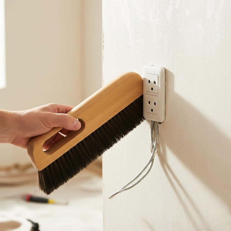 Zopper Wallpaper Smoothing Brush 30cm – Wooden Handle Horsehair Paste