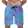 Homokoir Men's Summer Quick Dry Swim Trunks Mermaid Beach Board