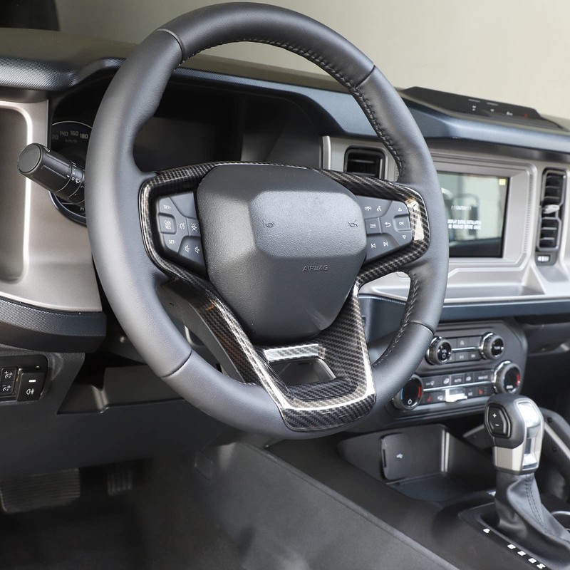 Linskip Steering Wheel Trim Fit for Ford Bronco 2021-2025, Steering