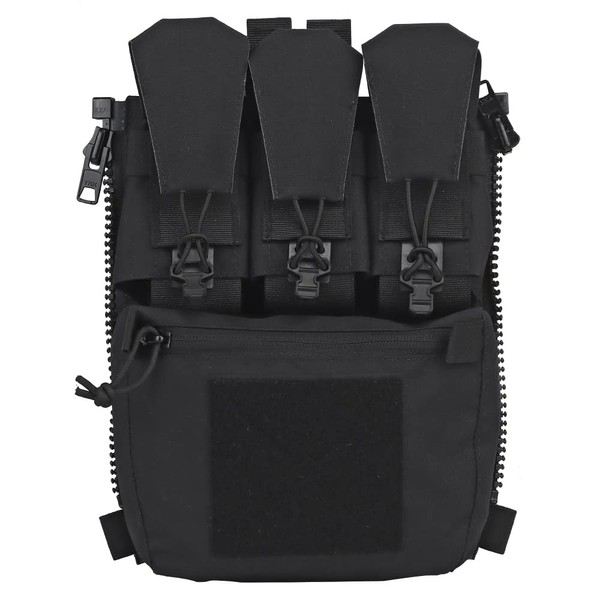 MOLLE Back Panel Banger Zipper on Pouch Triple Mag Holder