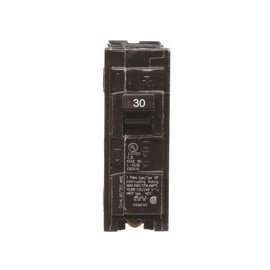 Siemens -HI Q130 30-Amp Single Pole Type QP Circuit Breaker, Black