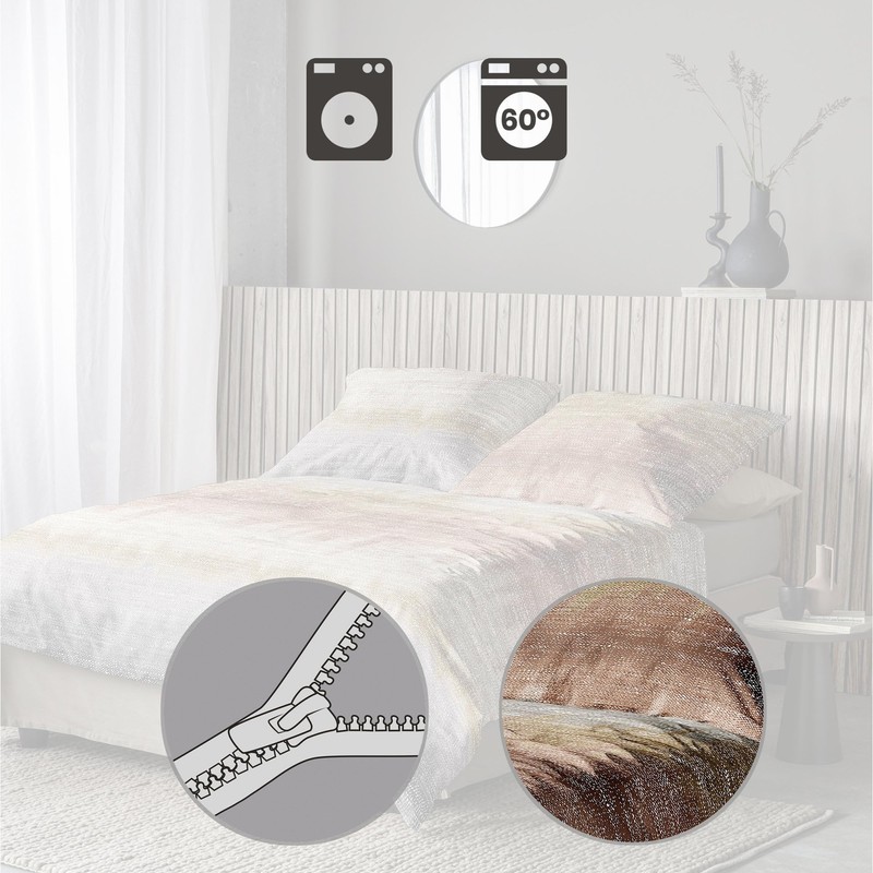 Irisette Bed Linen Fine Flannelette Copper Size 135 x 200