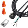 Dreyoo HCK44 Range Hood Power Cord Kit, Convert Your Range