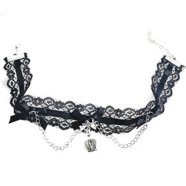 CIXVOEMK Black Bow Lace Thigh Chain,Fashion Body Jewelry,Spicy Girl Street Shooting Thigh Chain Leg,Leg Jewelry for Women (Black Butterfly Festival)