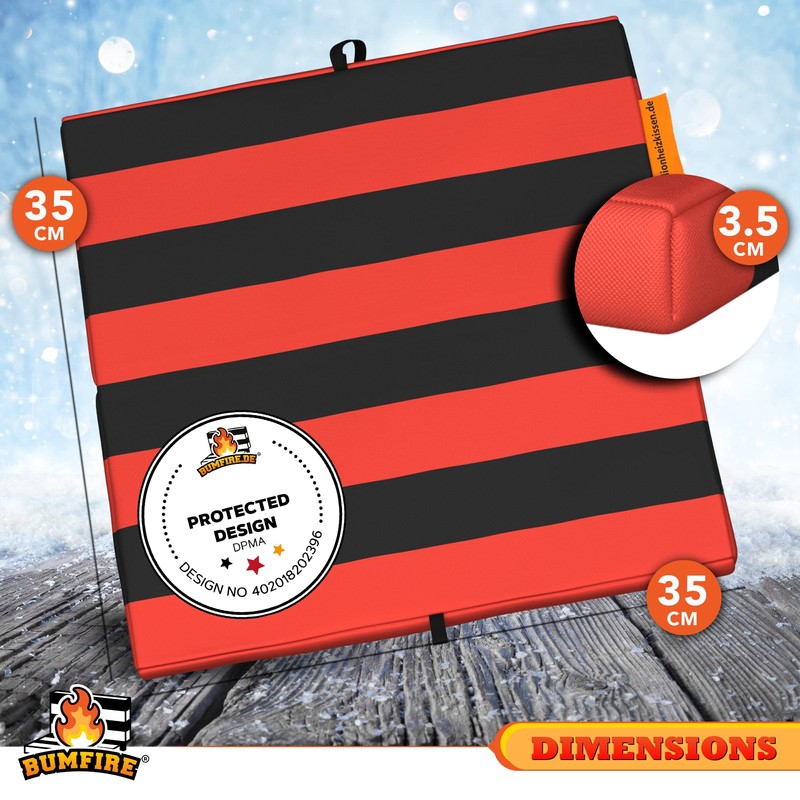 Heated Stadium Seat Cushion | Thermal Heat to Keep You