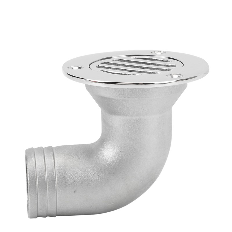 Boat Deck Drain 90 Degree Elbow 316 Stainless Steel Split