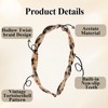 Tortoise Shell Twisted Headbands Hair Head Band for Women 2