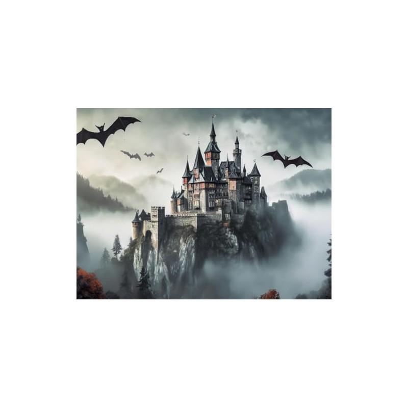 CALVENDO Puzzle Dracula's Castle in Transylvania | 1000 Pieces Size