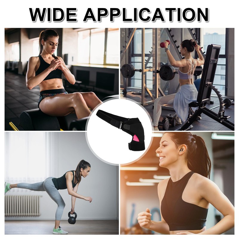 SPOKKI Shoulder Brace, Adjustable Shoulder Support, Neoprene Shoulder Support Bandage,