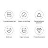 10Pcs Thermal Control Switch Quick Response High Accuracy Control 95℃