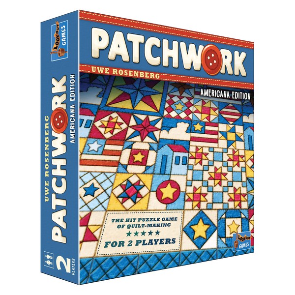 Patchwork Americana Edition Board Game - A Strategy Game for