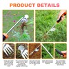 AROMUJOY Gardening Hand Weed Cutter 3-Piece Weed Remover Tool Set,