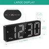 ORIA Digital LED Alarm Clock, Bedroom Alarm Clock, Large Display