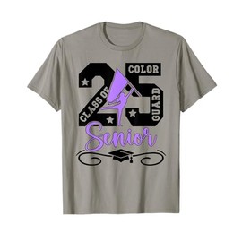 Class Of 2025 Color Guard Senior 2025 Senior Color Guard T-Shirt