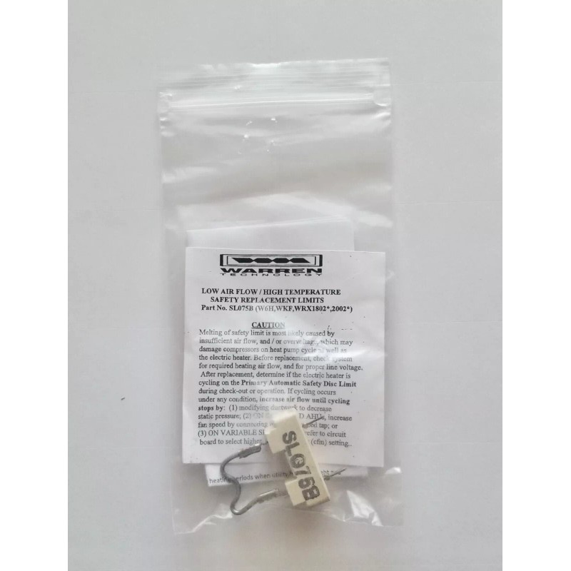 Warren 2 NEW WARREN TECHNOLOGIES FUSIBLE LINK SL075B