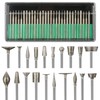 Stone Carving Set Diamond Burr Bits Compatible with Dremel, 50PCS