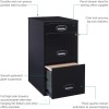 Hirsh Industries Space Solutions 3 Drawer Metal File Cabinet with
