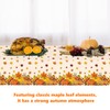 ALLY-MAGIC Thanksgiving Table Cloth, Autumn Table Cloth Plastic Rectangular Plastic