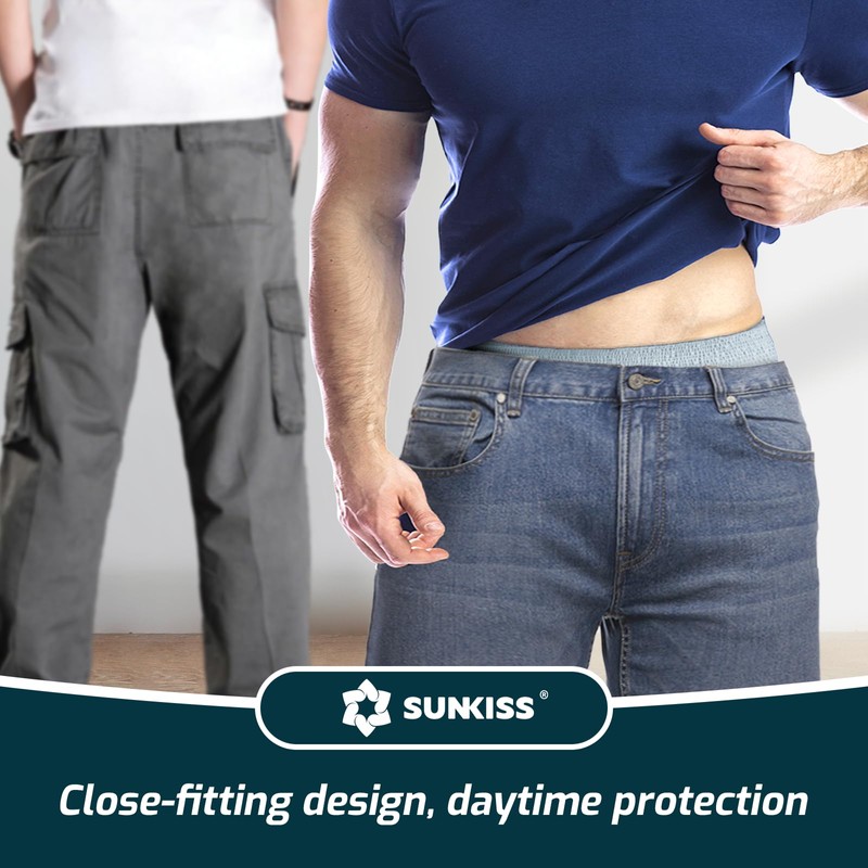 SUNKISS Incontinence Underwear for Men,Daytime Disposable Adult Pull Ups, Mens
