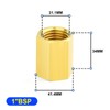 TAILONZ PNEUMATIC Brass Hexagon Socket Fitting for Connections, 1 inch