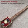 Electric Guitar Bridge, Zinc Alloy 3 String Fixed Hardtail Guitar