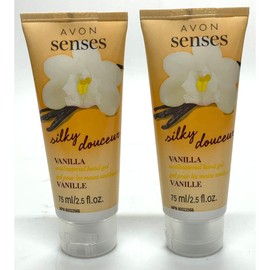 Avon NEW Lot of 2 Avon Senses Silky Douceur Vanilla Hand Gel 75ml/2.5 fl.oz.