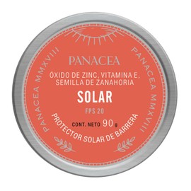 Protector SOLAR natural para todo el cuerpo que bloquea los rayos UVA y UVB con antioxidantes. Ingredientes 100% naturales, sin químicos. 90g.