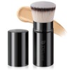 Ducare Brocha Retráctil Punta Plana Base Kabuki Tapa Maquillaje Viaje