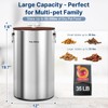 Paw Libero 35 Lbs Stainless Steel Dog Food Storage Container