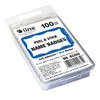 C-Line Pressure Sensitive Peel and Stick Name Badges, Blue Border,