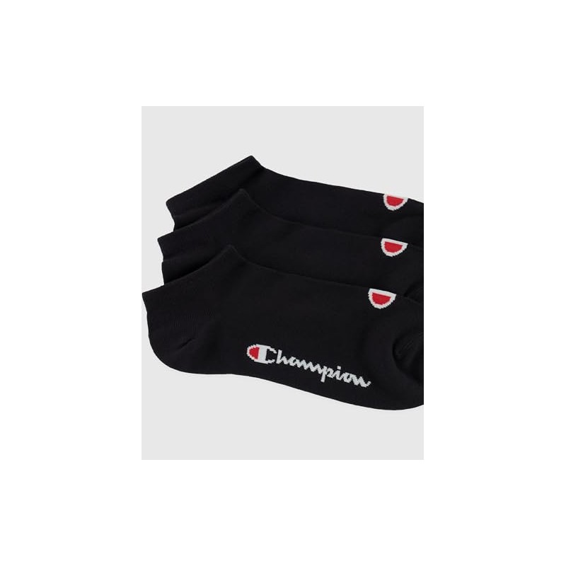 Champion Core Socks 6PP Short Crew, Nero, 35-38 EU (2-5