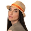 Stetson Crochet Trilby Raffia Hat - Casual Style - Summer
