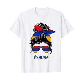 Armenia Girl Armenian girl Armenia woman flag T-Shirt