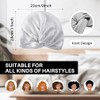 Gorro Dormir 100 Seda Morera Mujeres Hombres Cabello Rizado Fino