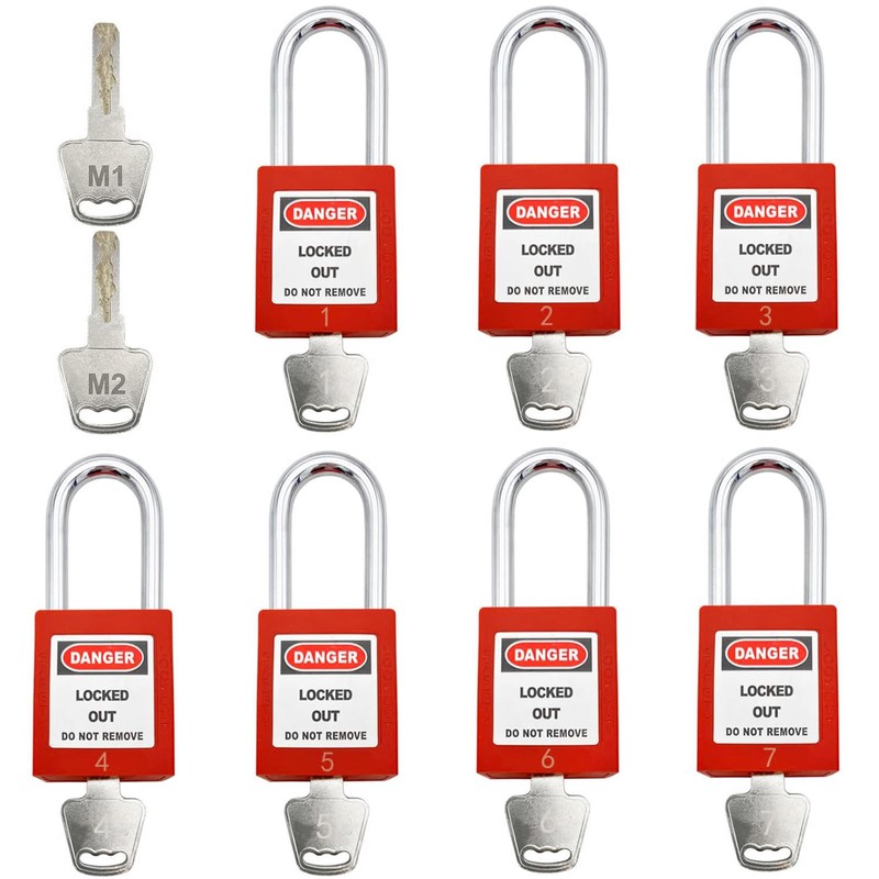 SAFBY Lockout Tagout Box Kit Portable Safety Group Padlock Box