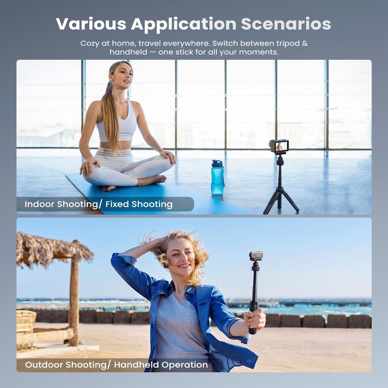 Walking Way 40cm/15.75" Selfie Stick Tripod for DJI Osmo Action