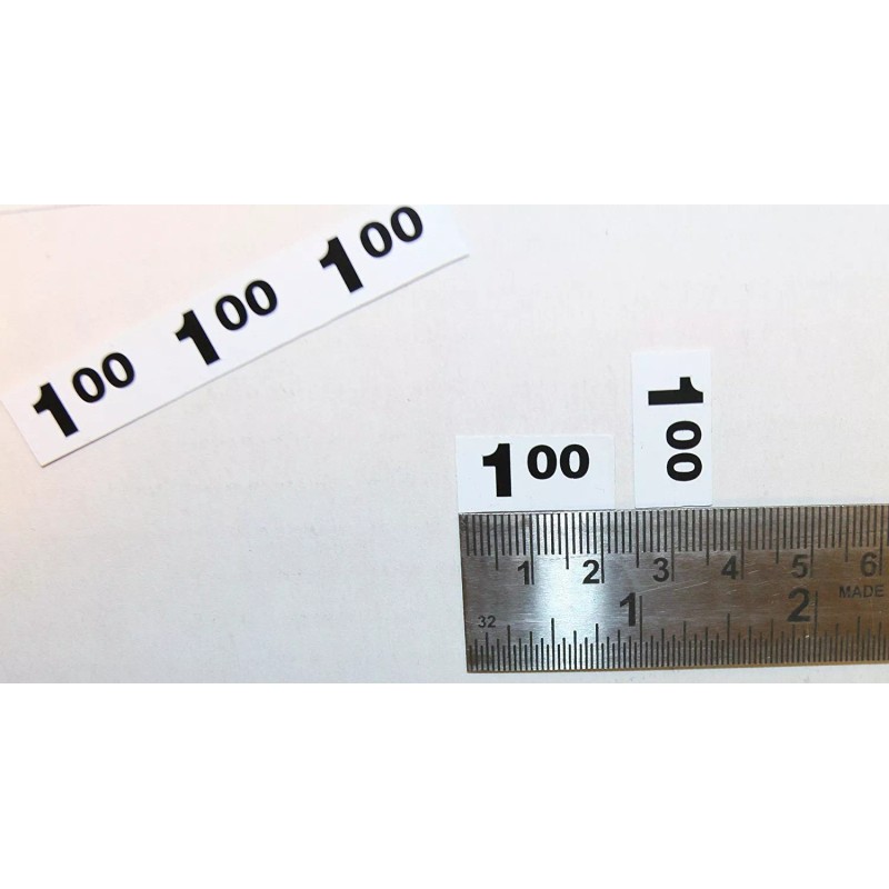 AP Automatic Products snack vending machine price labels - from