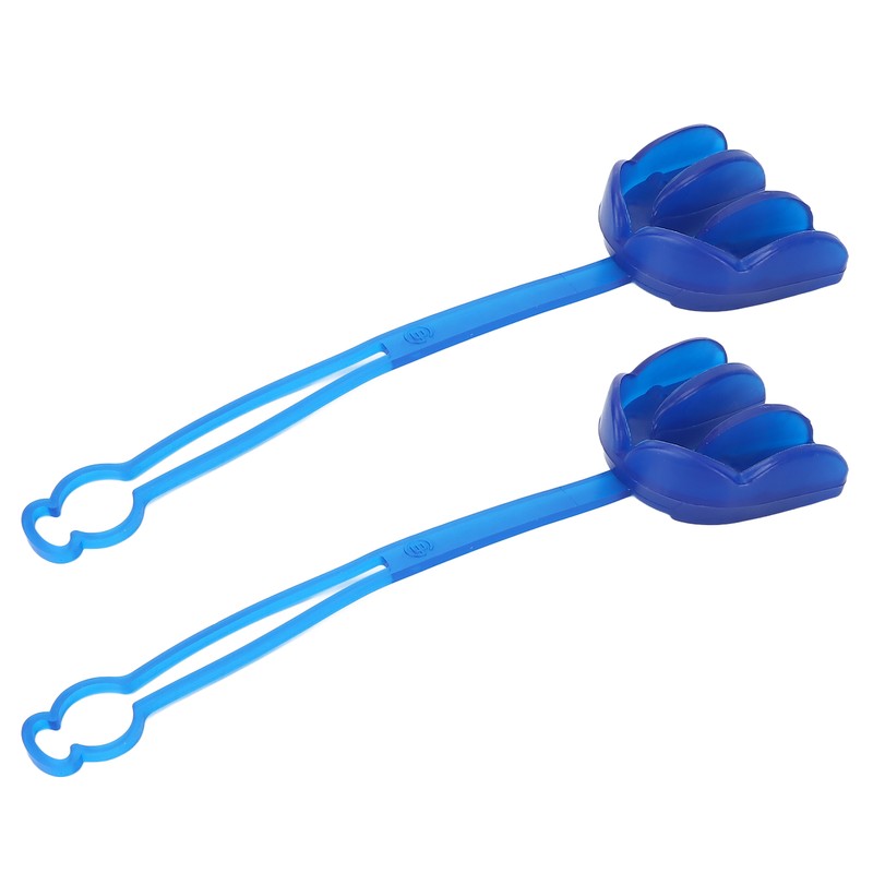 2pcs Portable Shock Mouth Guard Shock Absorption Athletic Mouth Guard