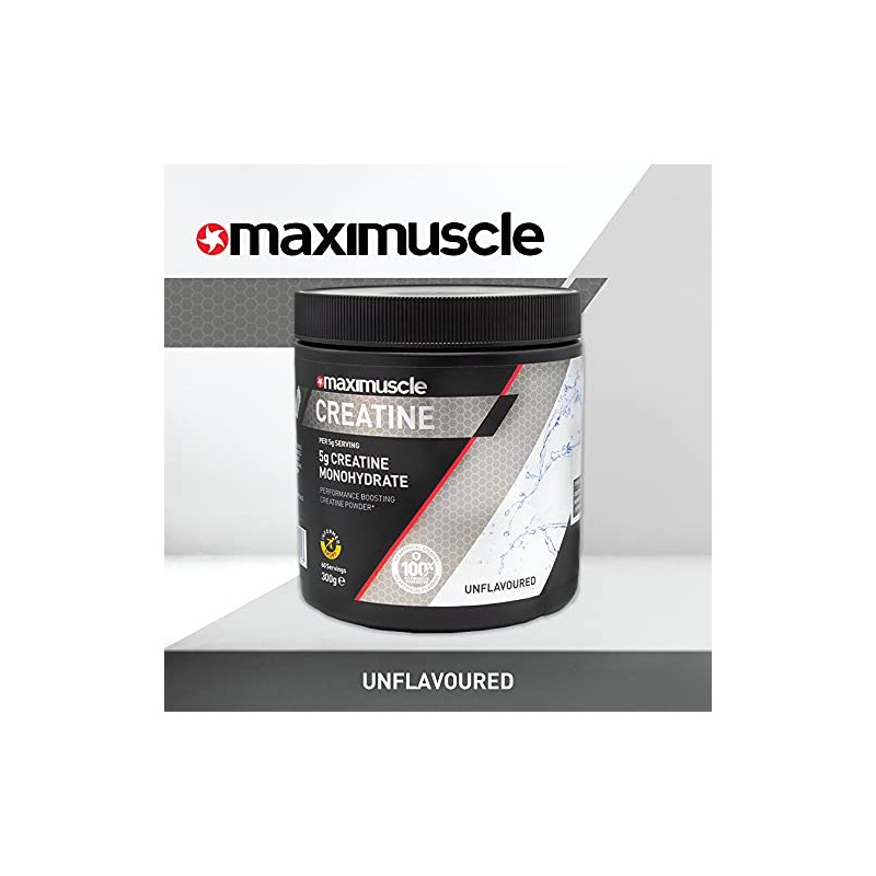 Maximuscle Creatine | Performance Boosting Creatine Monohydrate Powder | Unflavoured,