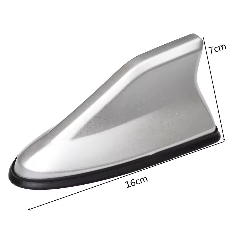 2 Pack Universal Shark Fin Car Roof Antennas with AM/FM