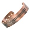 Willis Judd JESUS Men's Pure Copper Magnetic Therapy Adjustable Bracelet