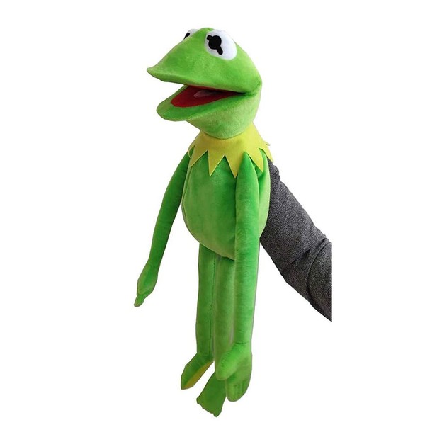 Kermit Frog Dolls Plush Animal, Hand Puppets Toy, Cartoon The Muppet Show Doll Kermit The Frog Cuddly Toy, Frog Plush Toy Doll, Plush Hand Puppet Toy, 60 cm, Green
