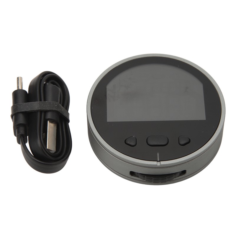 Round Electronic Ruler Distance Meter Electronic Tape Measure with LCD